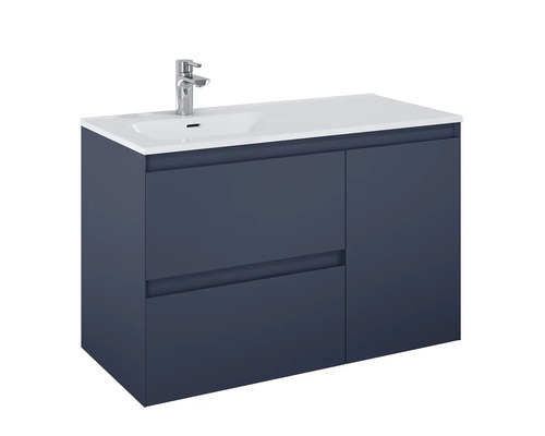 Tvättställsskåp med två lådor och en dörr