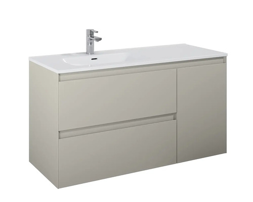 Tvättställsskåp med två lådor och handfat