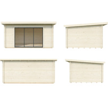 Friggebod PALMAKO Lea 14,2m² Slide natur