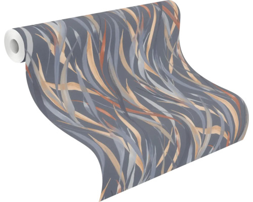 Tapetrulle med randigt mönster