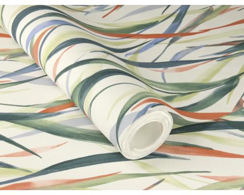 Tapetrulle med bladmönster