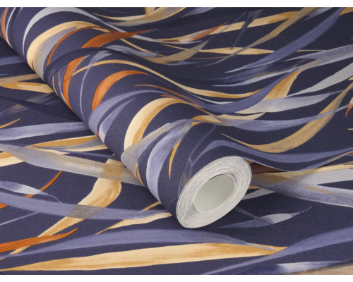 Tapetrulle med bladmönster