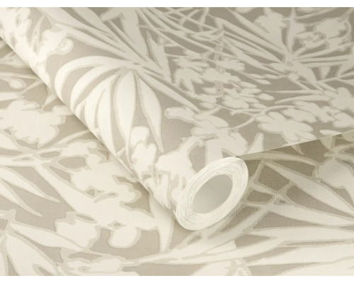 Tapetrulle med blommönster