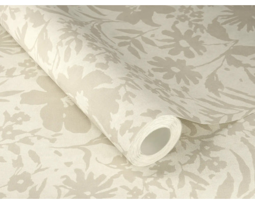 Tapetrulle med blommönster