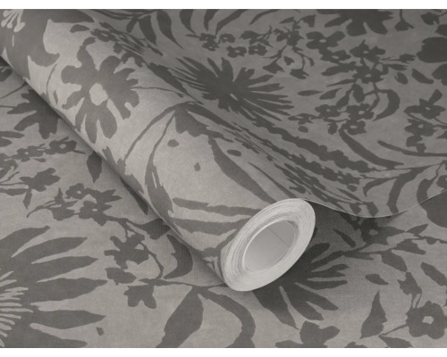 Tapetrulle med blommönster