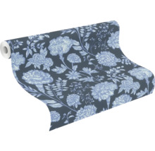 Tapetrulle med blommönster