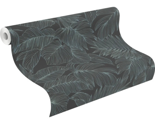 Tapetrulle med bladmönster