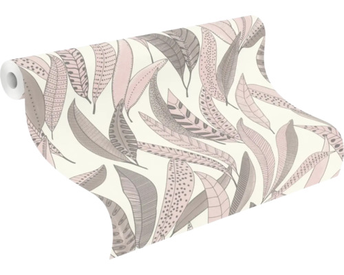 Tapetrulle med bladmönster