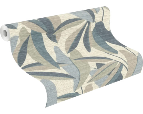 Tapetrulle med bladmönster