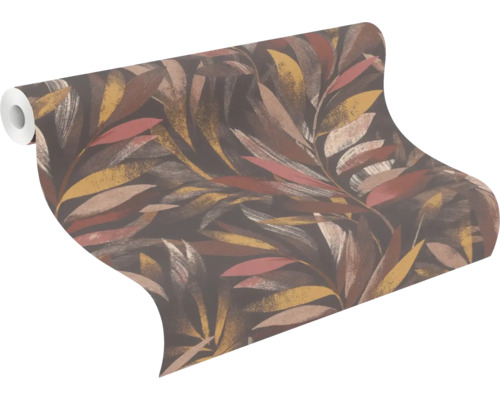 Tapetrulle med växtmönster