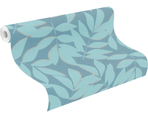 Tapetrulle med bladmönster