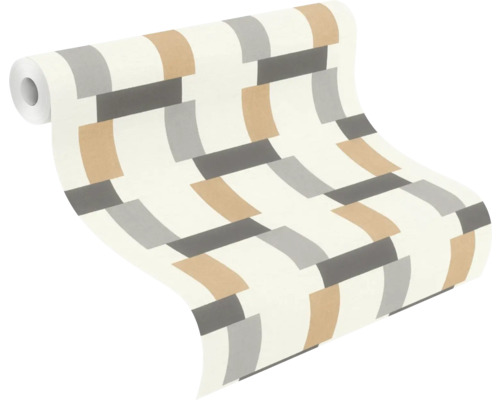 Tapetrulle med geometriskt mönster