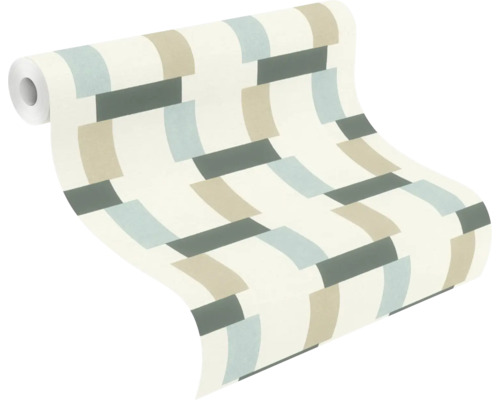 Tapetrulle med geometriskt mönster