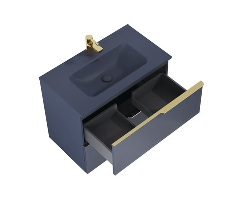 Tvättställsskåp med lådor och blandare