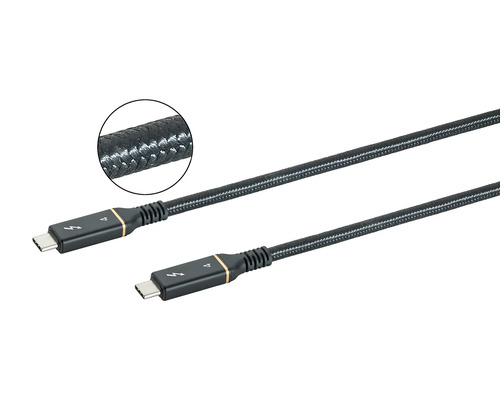 Thunderbolt-kabel med USB-C-kontakt