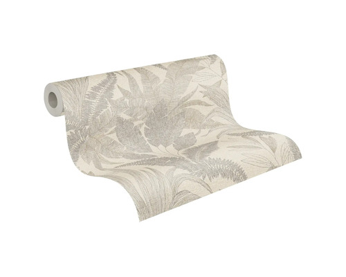 Tapetrulle med bladmönster