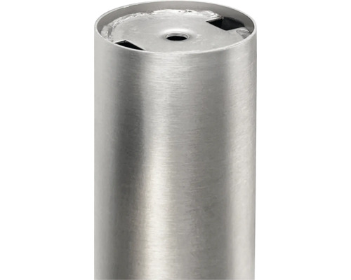 Stolpe i rostfritt stål