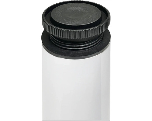 Närbild av en radiatorventil med termostat