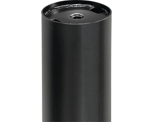 Svart metallelement för golvmontering