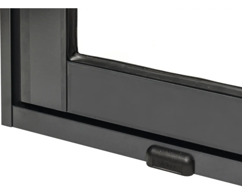 Detaljerad vy av ett fönster med ram