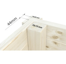 Friggebod PALMAKO Andrea 11,2m² Slide natur