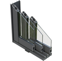 Friggebod PALMAKO Andrea 11,2m² Slide vit/transparent