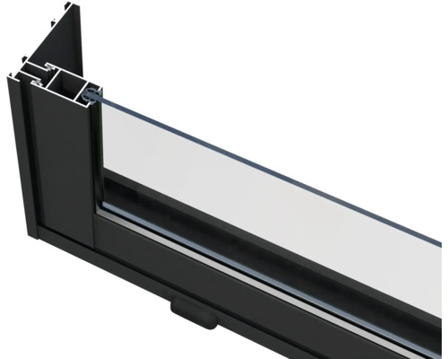 Fönsterprofil med glas