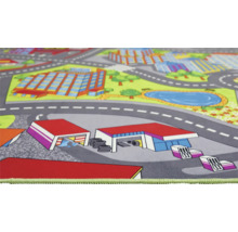 Lekmatta med stadsmotiv och gator