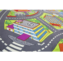 Lekmatta med stadsmotiv och gator