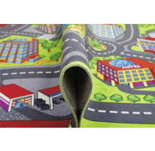 Lekmatta med gatumotiv och stadsbild