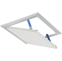 Inspektionslucka av metall med öppningsmekanism