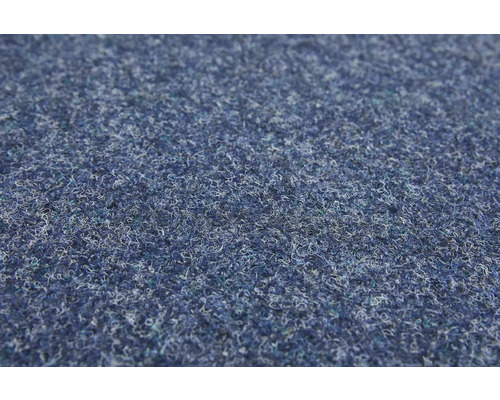 Närbild av en blå matta