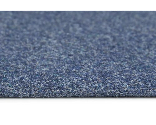Närbild av en blå golvmatta