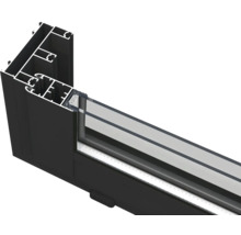 Attefallshus PALMAKO Andrea 17,1+7,9m² Slide Plus vit/transparent