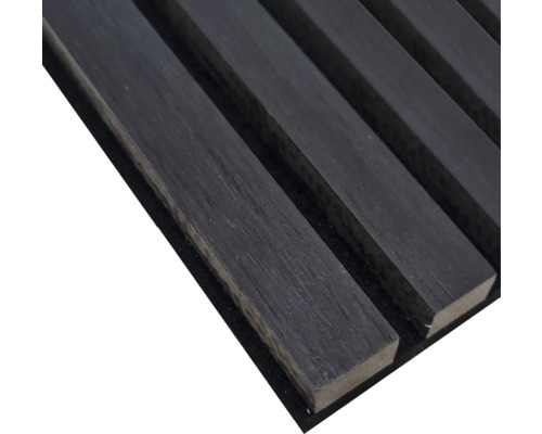 Akustikpanel med trälameller för väggdekoration