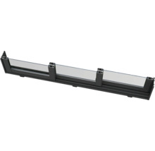 Balkongräcke av glas och aluminium