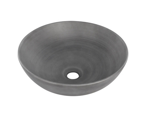 Rund tvättställsskål av keramik