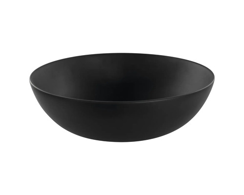 Svart keramikskål