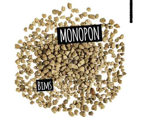 Monopon och pimpstenssubstrat för växter