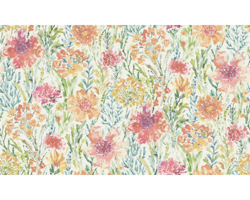 Tapet A.S. CRÉATION akvarell blommor 0,53x10,05m Tapet med blommönster