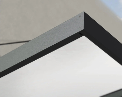 Detaljbild av en metallram