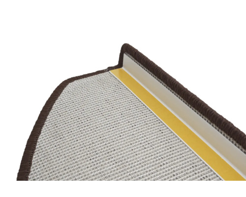 Trappmatta med tejp och brun kant