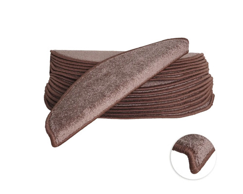 Trappstegsmatta Carousel brun 20x56cm 15-pack Trappstegsmatteset för trappor