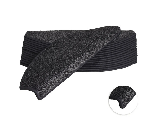 Trappstegsmatta Mount antracit 28x56cm 15-pack Stapel trappstegsmattor med detaljvy
