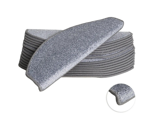 Trappstegsmatta Mount twist silver 28x56cm 15-pack Trappstegsmattor för trappor