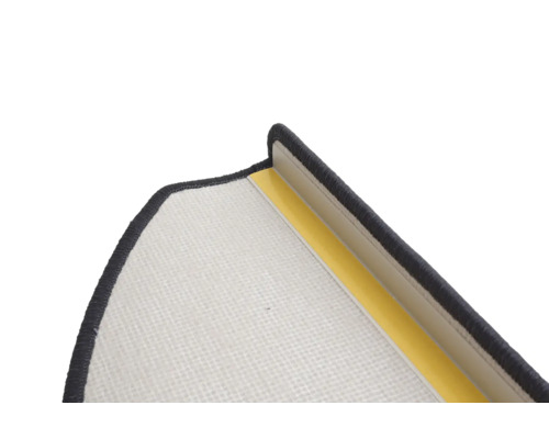 Detaljvybildning av en självhäftande tätningsborste.