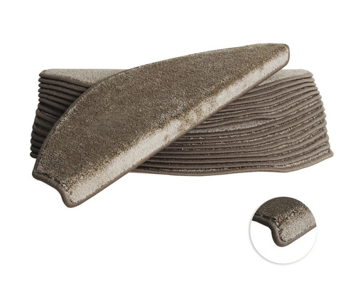 Trappstegsmatta Sweet beige 28x65cm 15-pack Trappstegmatta set för trappor