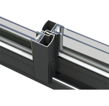 Friggebod PALMAKO Lea 14,2m² Slide Plus vit/transparent