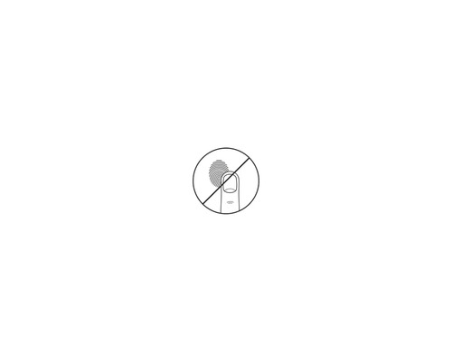 Symbol: Inget fingeravtryck