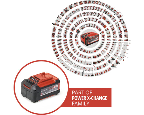 Einhell Power X-Change batteri med kompatibla enheter